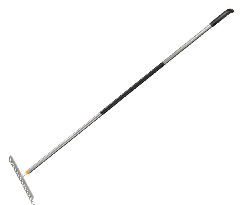 Hrábě 14 - hroté 36 cm, kov, ERGONOMIC 1077113 FISKARS - Zednické nářadí, zahrada, nádoby Nářadí a pomůcky hospodářské Hrábě, kosy, srpy, příslušenství