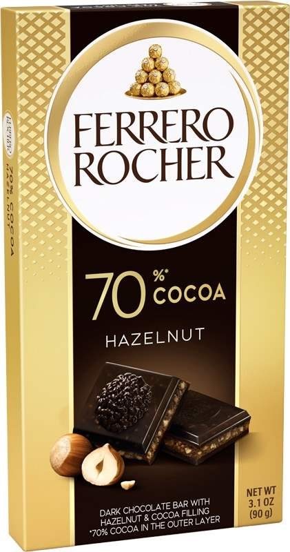 Čokoláda hořká 70 % 90 g Ferrero Rocher - Delikatesy Čokolády, bonbony, sladkosti