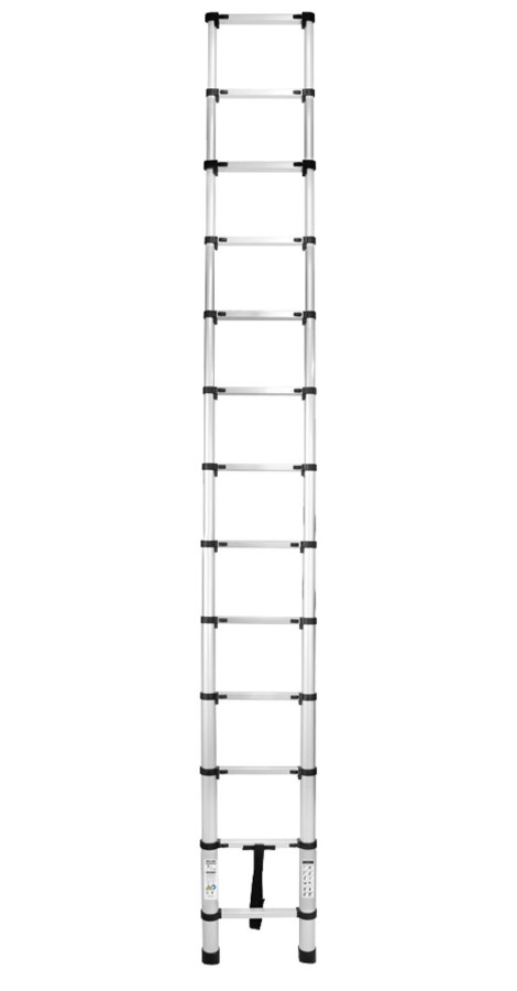 Žebřík teleskopický, 3,8 m, 1 x 13, max. 125 kg, Strend Pro Žebřík teleskopický, 3,8 m, 1 x 13, max. 125 kg, Strend Pro - Žebříky, manipul.technika, kolečka Žebříky Žebříky hliníkové