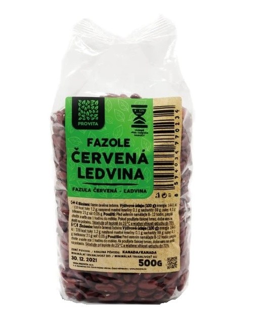 Fazole červená ledvinka 500 g PROVITA - Trvanlivé potraviny