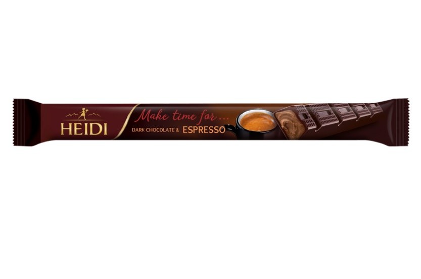 Tyčinka hořká čokoláda Espresso 37 g HEIDI - Delikatesy Čokolády, bonbony, sladkosti