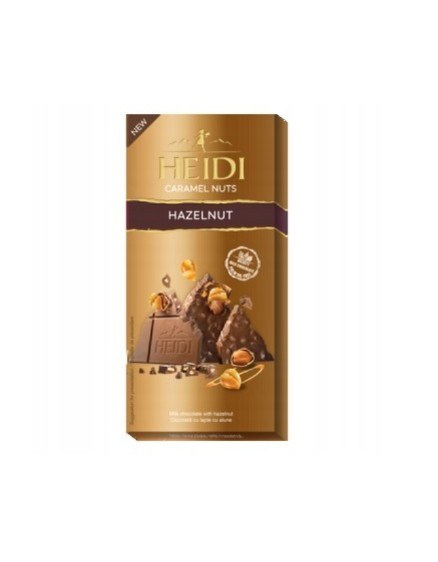 Čokoláda Caramel Nuts Ořech 80 g HEIDI