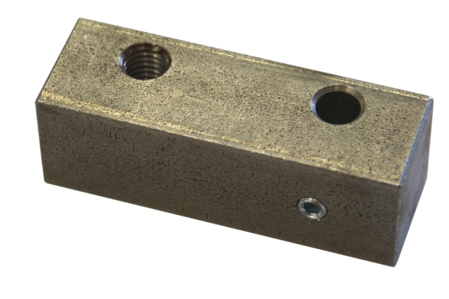 Držák závěsu 20x20 TRIO 15 OZ bez povrchové úpravy Držák závěsu 20x20 TRIO 15 OZ bez povrchové úpravy - Vybavení pro dům a domácnost Kování spojovací Kování spojovací ostatní