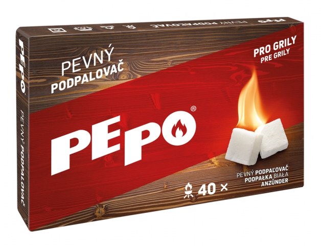 Podpalovač Pe-Po tuhý, 40 ks Podpalovač Pe-Po tuhý, 40 ks