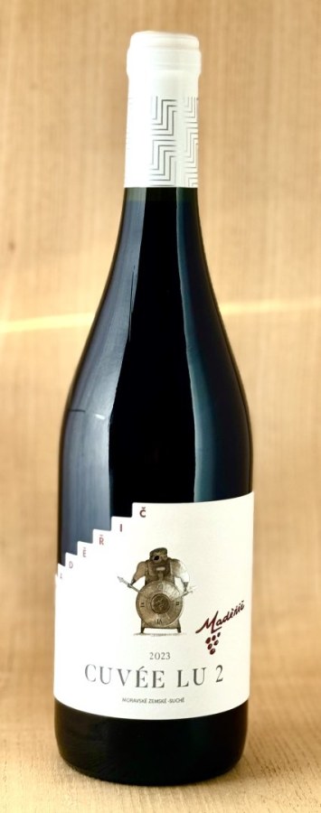 Víno Cuvée LU2 Pinot Noir+Cabernet Sauvignon+Frankovka MZV suché, 0,75l, alk. 12,5 %, č.š. 3115 - Víno tiché Tiché Červené