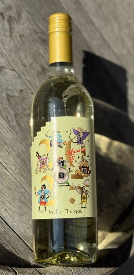 Víno Muller Thurgau Frizzante 2025 MZV suché, 0,75 l, alk. 11,5 %, č. š.5010F - Víno šumivé Bílé