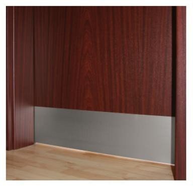 Plech okopový 1050/140 Nerez - Vybavení pro dům a domácnost Zastíňovací prvky Ochranné rohy, pásy a lišty