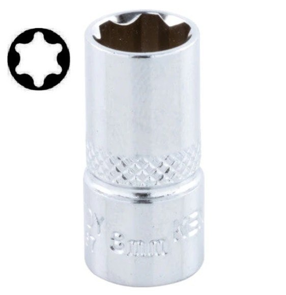 Hlavice nástrčná 1/4" 8 mm metrická KEN-GRIP SOCKET 1/4" SQ DR - Nářadí ruční a elektrické, měřidla Nářadí ruční Klíče, hlavice nástrčné