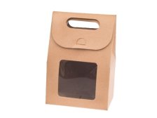 Krabička dárková s průhledem 14,5 x 10 x 6 cm