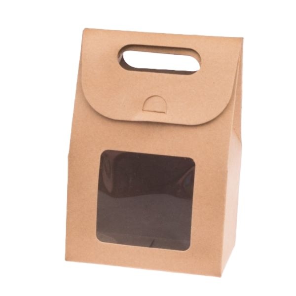 Krabička dárková s průhledem 14,5 x 10 x 6 cm - Obaly na víno, příslušenství Obaly a stojany na víno