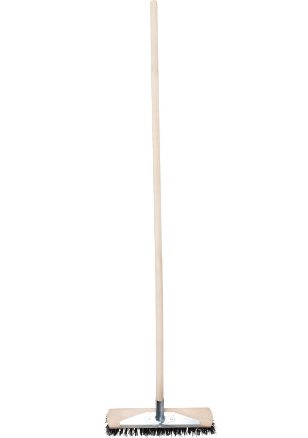 Koště 400 mm, se štětinami z PVC a ocele, s násadou, U400.3 DUO WH - Pomůcky ochranné a úklidové Pomůcky úklidové Smetáky, lopatky