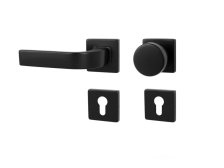 Kování rozetové SUNNY-HR klika/koule vložka levá BS černá matná