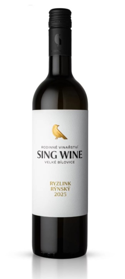 Víno Ryzlink rýnský 2025 PS suché, č. š. 23-24 0,75 l alk.12,5% - Víno tiché Tiché Bílé