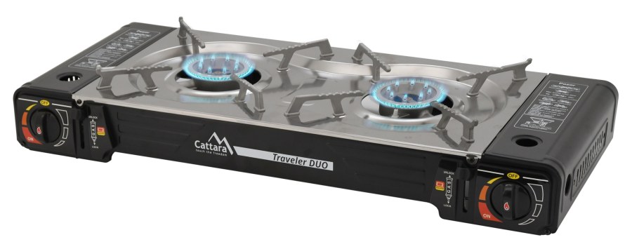 Vařič dvouhořákový plynový Traveler DUO Vařič dvouhořákový plynový Traveler DUO - Mazací, pneu a PB technika PB technika, agregáty, přísl. PB vařiče, campingové spotř., přísl.