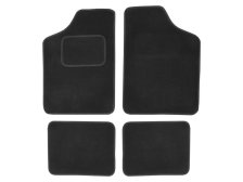 Koberce do automobilu textilní UNI velikost 3. černé 4 ks
