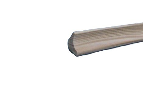 Lišta masivní jehličnatá 14 x 14 mm vnitřní roh dutý 2400 mm