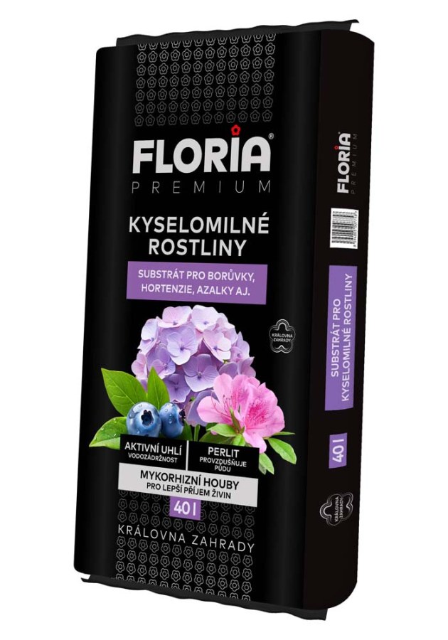 Substrát pro kyselomilné rostliny Floria 40 l - Vybavení pro dům a domácnost Zemina, substráty, rašelina, kůra