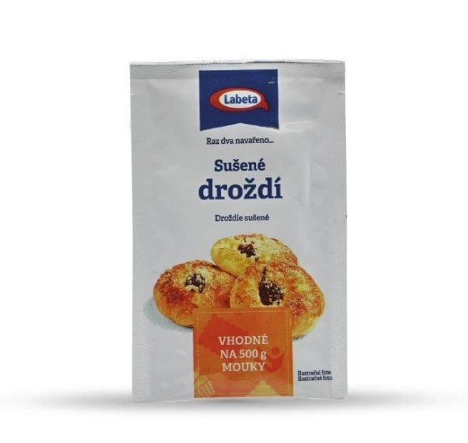 Droždí sušené 7 g LABETA - Trvanlivé potraviny