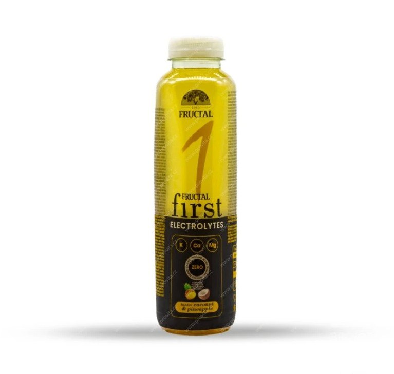 Nápoj Electrolytes kokos-ananas 0,5 l FRUCTAL - Delikatesy Káva, čaj, nealkoholické nápoje