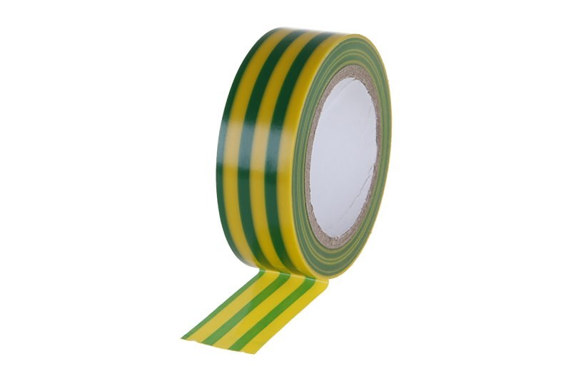 Páska izolační PVC 19 x 0,13 mm x 10 m žlutozelená - Vybavení pro dům a domácnost Pásky lepící, maskovací, izolační