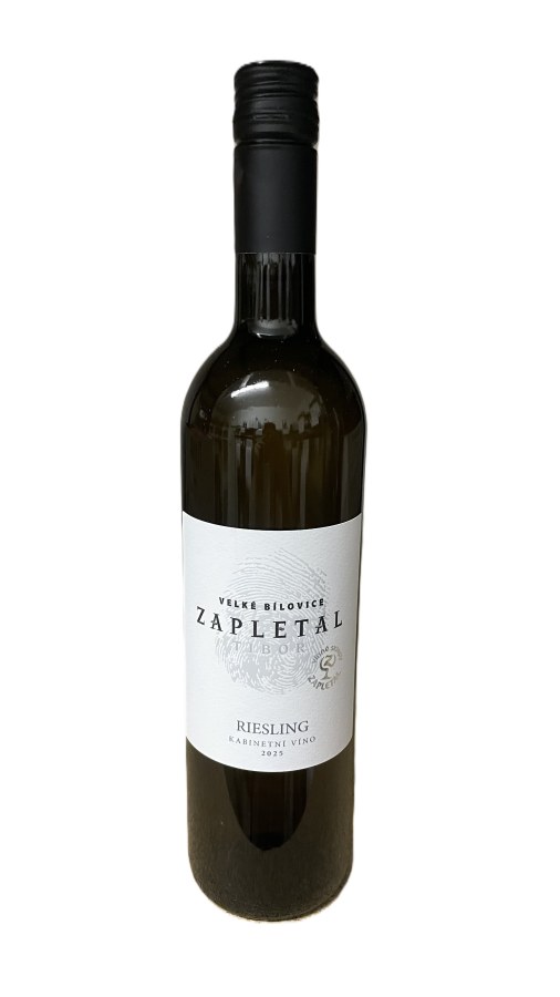 Víno Riesling kabinetní suché 2025, 0,75l, alk. 11%, č.š. 0425 - Víno tiché Tiché Bílé