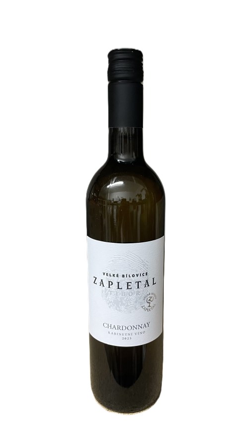 Víno Chardonnay 2025 kabinetní polosuché, 0,75l, alk. 10,5%, č. š. 4125 - Víno tiché Tiché Bílé