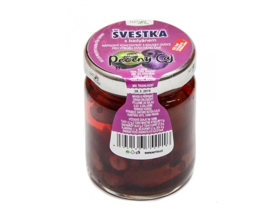 Čaj pečený nealko švestka s badyánem 60 ml - Delikatesy Káva, čaj, nealkoholické nápoje
