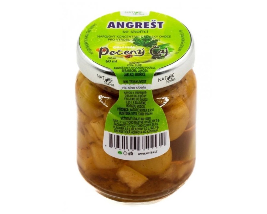 Čaj pečený nealko angrešt se skořicí 60 ml - Delikatesy Káva, čaj, nealkoholické nápoje