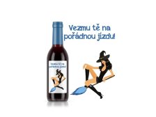 Víno borůvkové - Borůvčák - Vezmu Tě na pořádnou jízdu, 250 ml