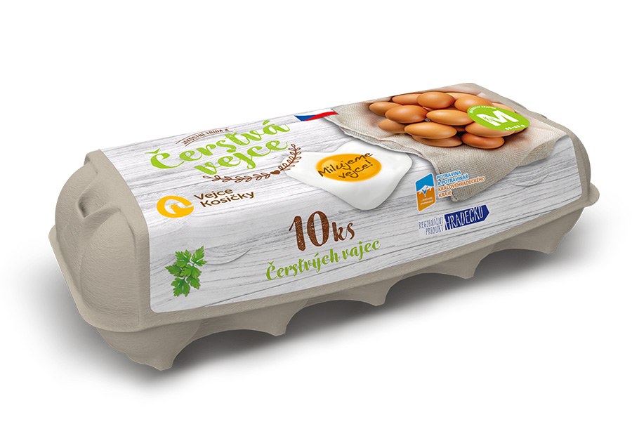 Vejce slepičí, klecová, " M " balení - 10 ks - Delikatesy Ostatní delikatesy