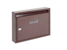 Schránka poštovní ocelová BK.24.HM hnědá matná