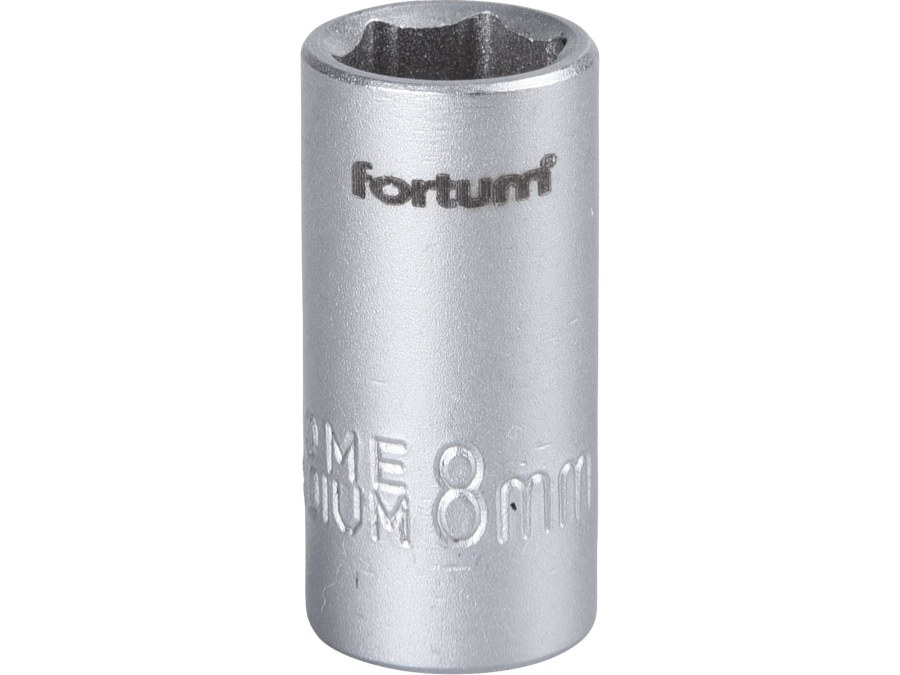 Hlavice nástrčná 1/4", 8 mm, L 25 mm, FORTUM - Nářadí ruční a elektrické, měřidla Nářadí ruční Klíče, hlavice nástrčné