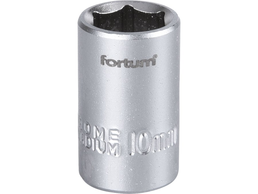 Hlavice nástrčná 1/4", 10 mm, L 25 mm, FORTUM - Nářadí ruční a elektrické, měřidla Nářadí ruční Klíče, hlavice nástrčné