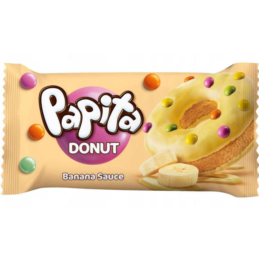 Donut banánový 40 g - Delikatesy Čokolády, bonbony, sladkosti