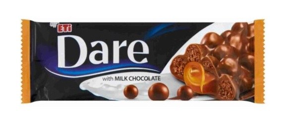 Tyčinka karamelová Dare 28 g - Delikatesy Čokolády, bonbony, sladkosti