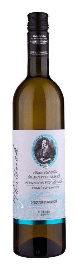Víno Neuburské 2025 MZV suché, 0,75l, alk. 11,5%, č.š. 0425 - Víno tiché Tiché Bílé