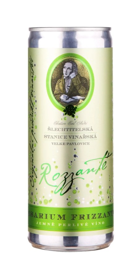 Víno Rozzanté MZV jemně perlivé suché Sauvignon, Sunny Sky, 0,25l, alk. 11,5%, plech - Víno perlivé