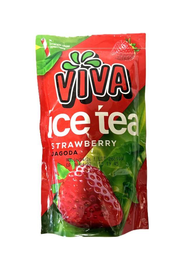 Čaj ledový jahoda v sáčku 200 ml - Delikatesy Káva, čaj, nealkoholické nápoje