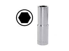 Hlavice prodloužená metrická 15 mm 1/2" 6hranná FACOM