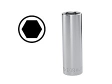 Hlavice prodloužená metrická 19 mm 1/2" 6hranná FACOM