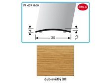 Profil přechodový samolepící 900 x 30 x 4 x 1,5 mm dub světlý, PF 459 H/SK
