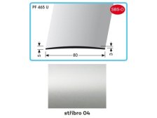 Profil přechodový 1000 x 80 x 5 x 3 mm stříbro, PF 465 U