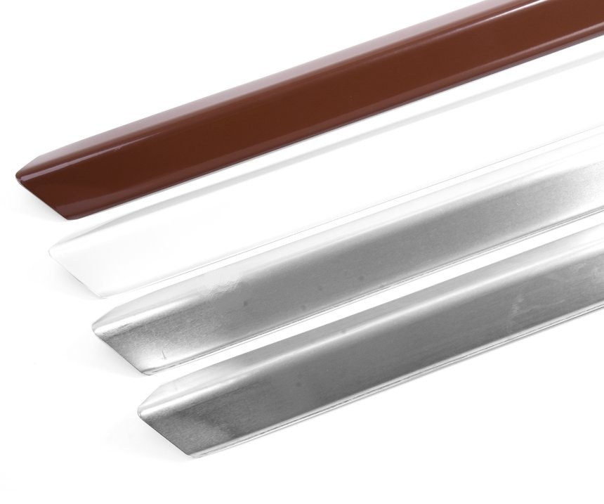 Roh ochranný k nalepení 1500 x 40/40 mm hliníkový bez povrchové úpravy (balení 5 ks) - Vybavení pro dům a domácnost Zastíňovací prvky Ochranné rohy, pásy a lišty