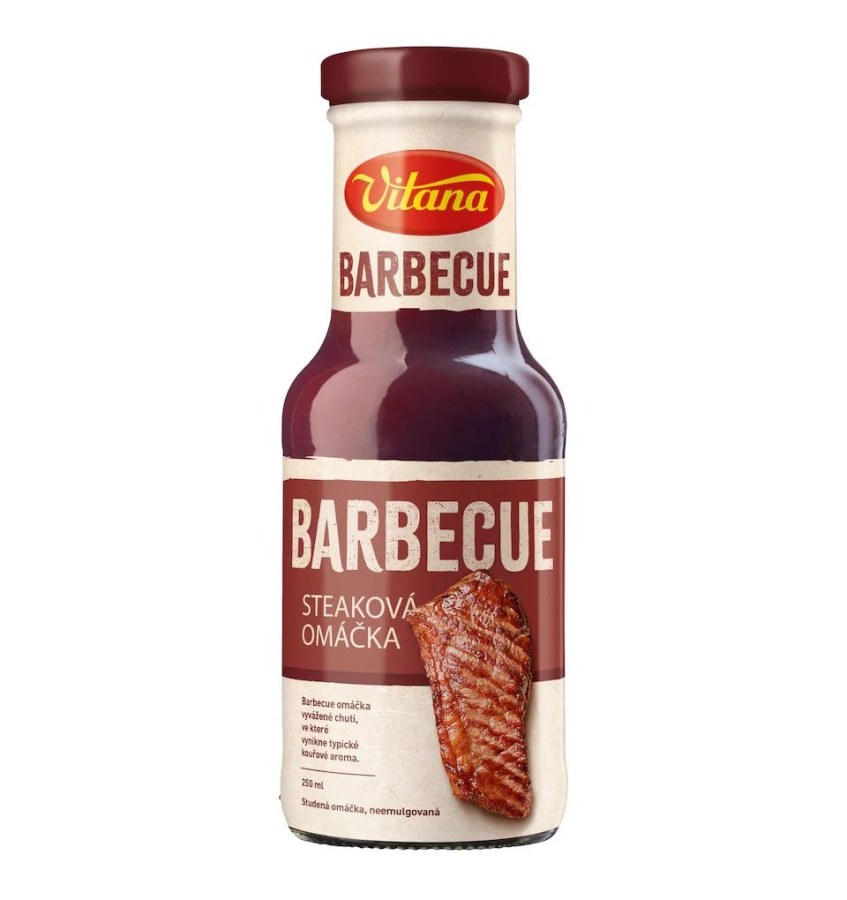 Omáčka barbecue 250 ml Vitana Omáčka barbecue 250 ml Vitana