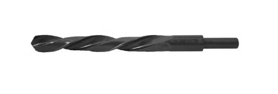 Vrták 22 mm 220/150 ČSN 221121, DIN 338 RNHSS Pasivovaný redukce stopky na 12,7 mm QuadroPack