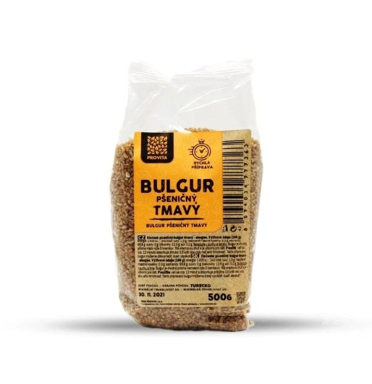 Bulgur pšeniční tmavý 500 g, PROVITA Bulgur pšeniční tmavý 500 g, PROVITA - Trvanlivé potraviny