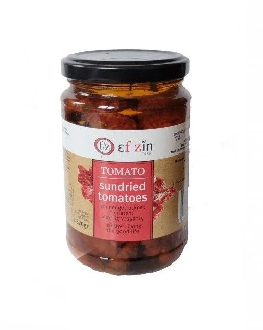 Sušená řecká rajčata v oleji 320 g EfZin - Trvanlivé potraviny