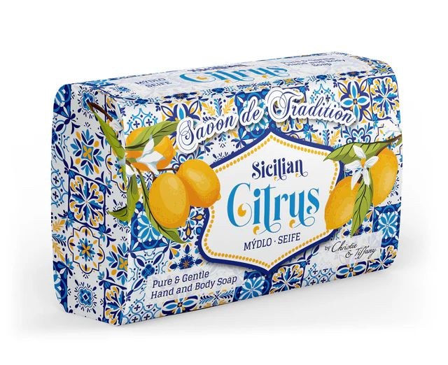 Mýdlo přírodní sicilské citrusy 250 g Mýdlo přírodní sicilské citrusy 250 g