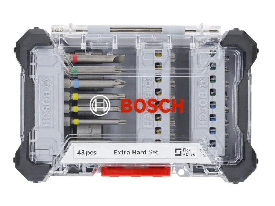 Sada bitů Bosch Extra Hard 43 ks - Nářadí ruční a elektrické, měřidla Nářadí ruční Bity, nástavce šroub., přísl.