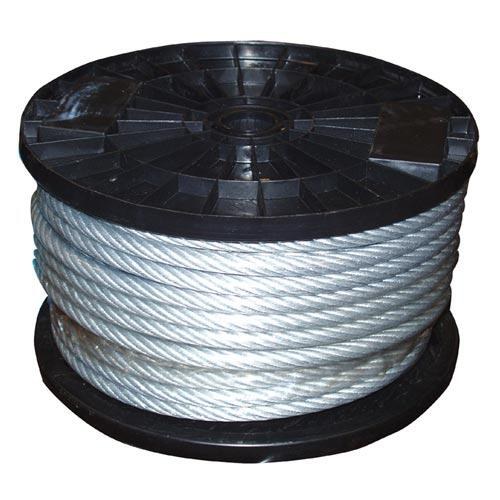 Lanko ocelové 3/4 mm x 100 m ZN / PVC - Zavírače, zvedací a vázací technika Zdvihací zařízení Lana, řetězy, napínáky